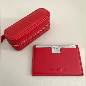 Tom Ford Beauty Special Gift Set: Mirror Card Holder And Lipstick Holder
